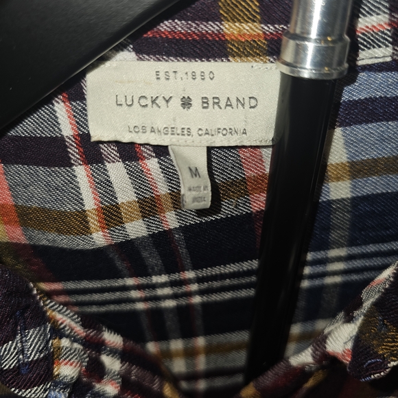 Lucky Brand Multicolor Plaid Women's Shirt - Picture 2 of 7